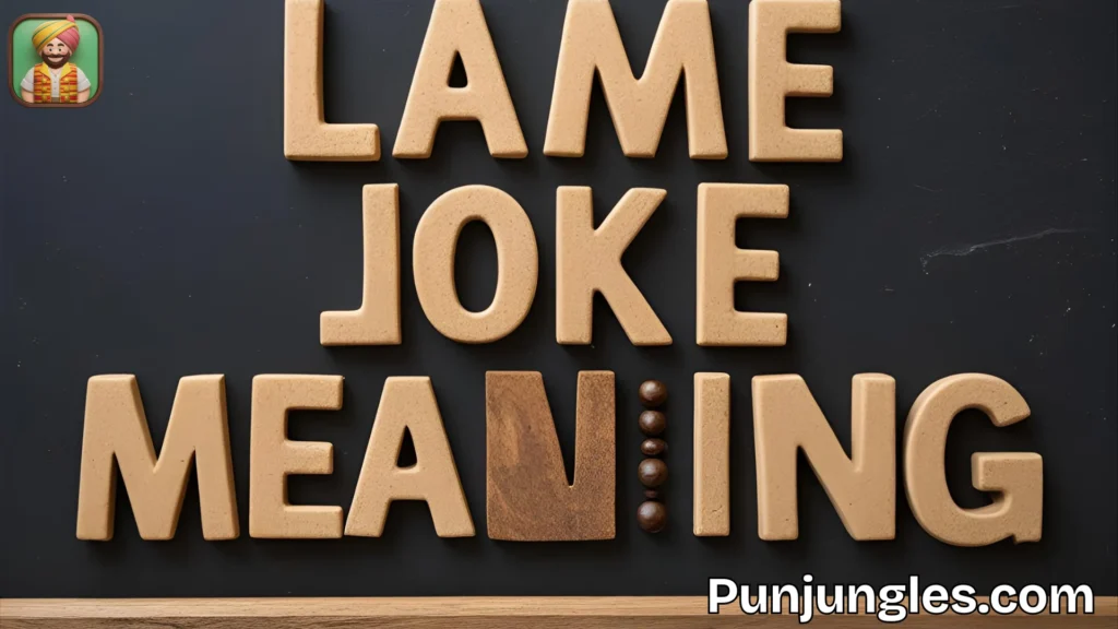 Lame Joke Meaning