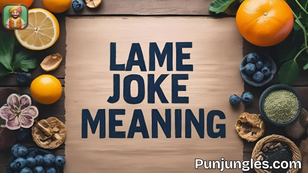 Lame Joke Meaning