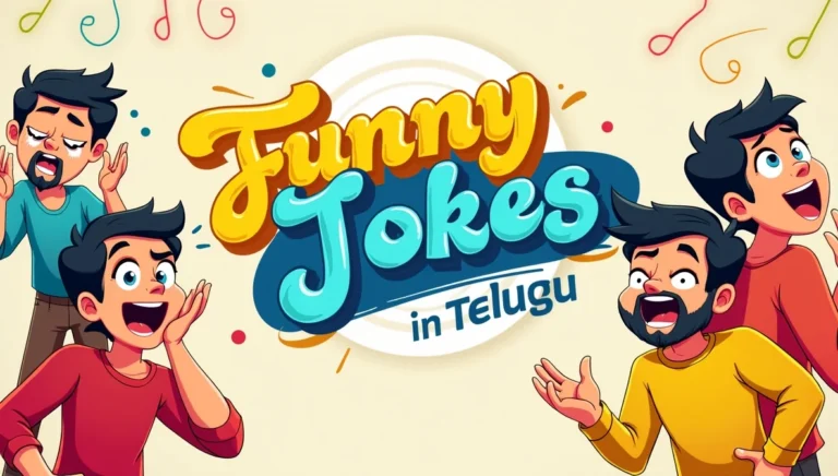 501+ Funny Jokes in Telugu