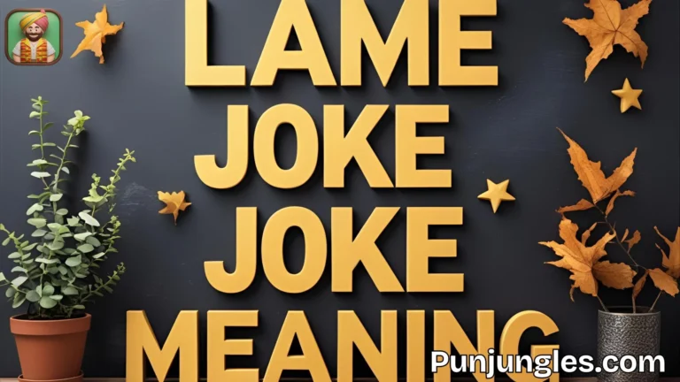 501+ Lame Joke Meaning